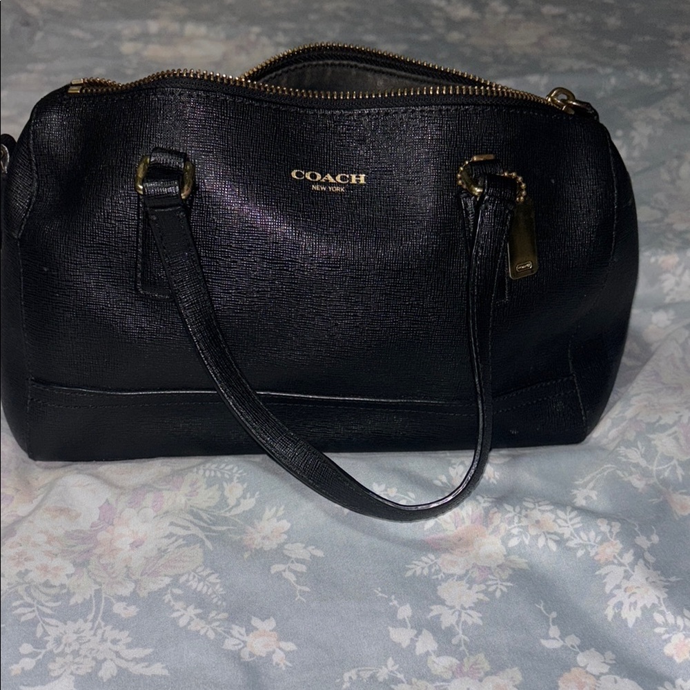 Coach Black Satchel Bag